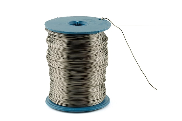 Coil of thin steel iron wire