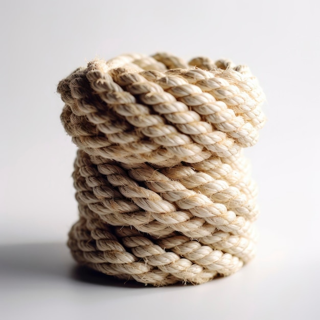 A coiled rope