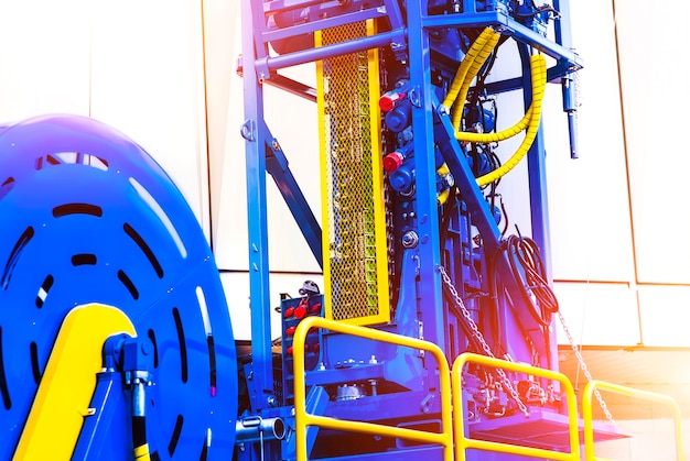 Coiled tubing machine to work in the oil fields