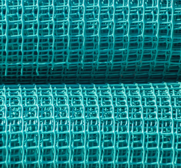 Coils with mesh for fencing