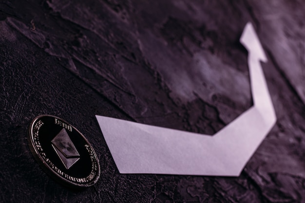 Coin Ethereum cryptocurrency prices rise