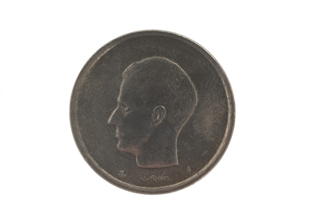 Coin of King Baudouin I of Belgium 