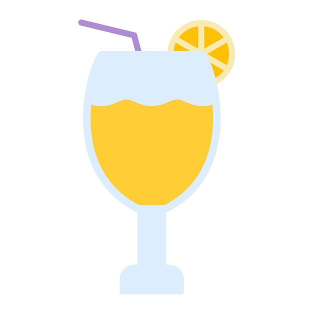 Coktail Flat Illustration