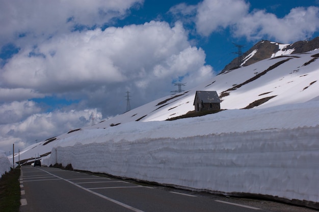 Col of petit saint bernardsavoie france