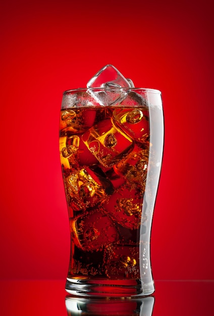 Cola with ice