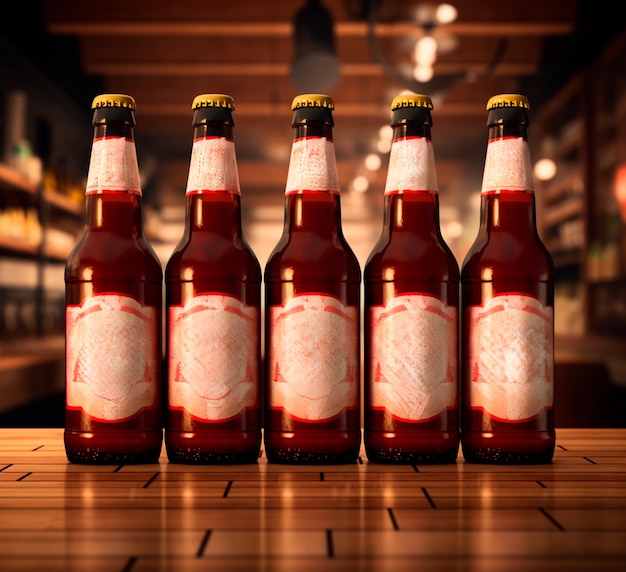 cold beer bottle image