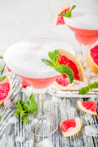  Cold citrus martini cocktail. Aperol spritz