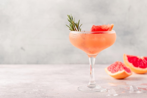cold lemonadecocktail of fresh grapefruit juice