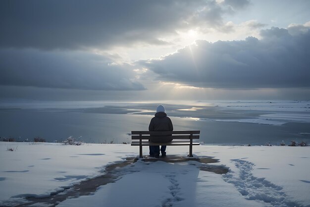 Foto freddo e solitudine