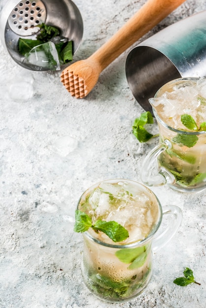 Cold mint julep