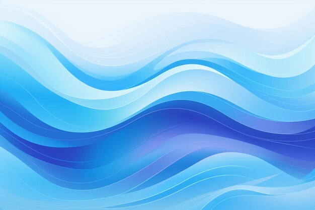 Coldcolored abstraction in blue waves