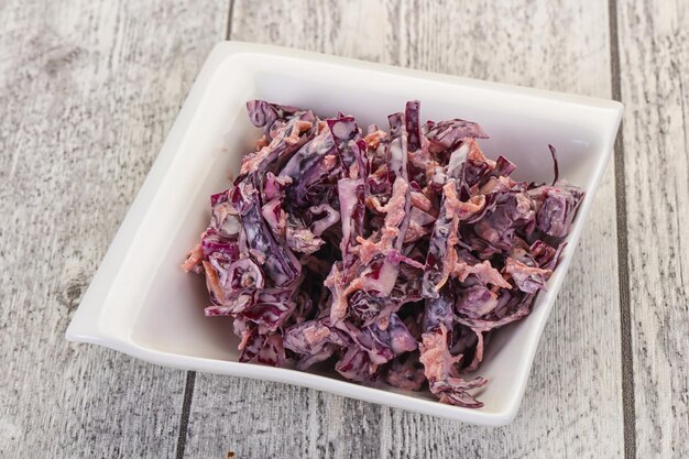 Cole slaw salad with cabbage