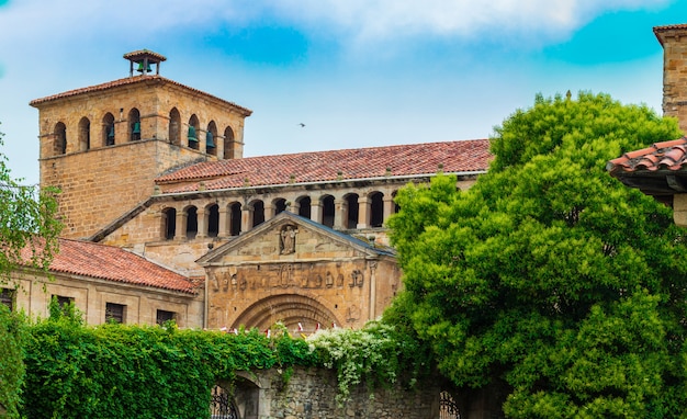 Colegiata Santillana del Mar (Cantabria - Spain). Romanesque art of the twelfth century.