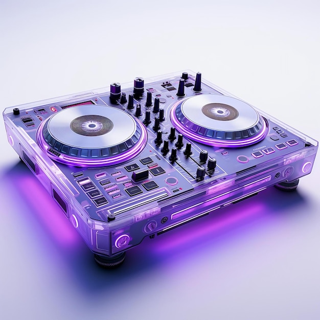 Collaborative dj controller icon inspired from gear