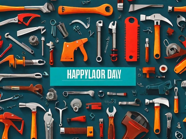 a collage of different tools including one that says happy day