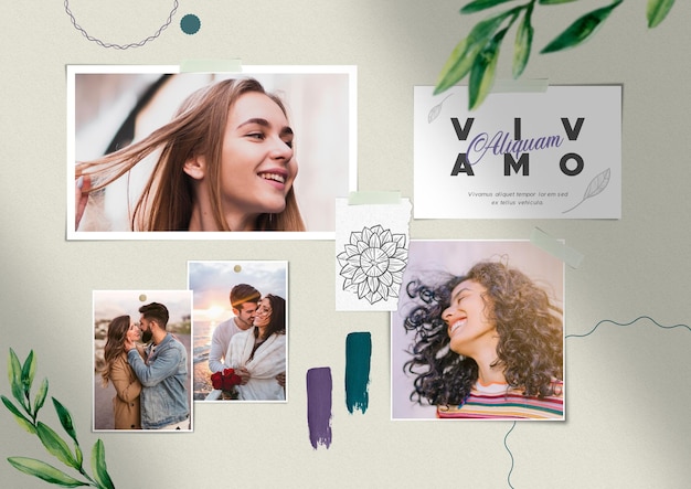 a collage of photos with the word verizo on it
