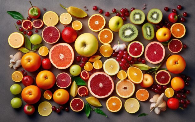 collage of tasty looking colorful fruits