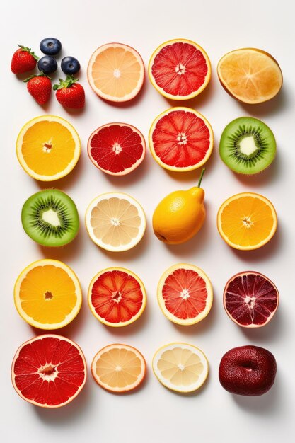 collage of tasty looking colorful fruits