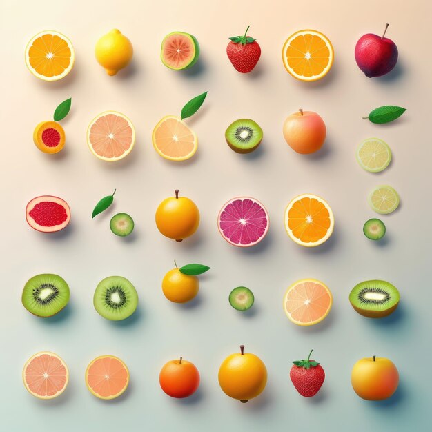 collage of tasty looking colorful fruits