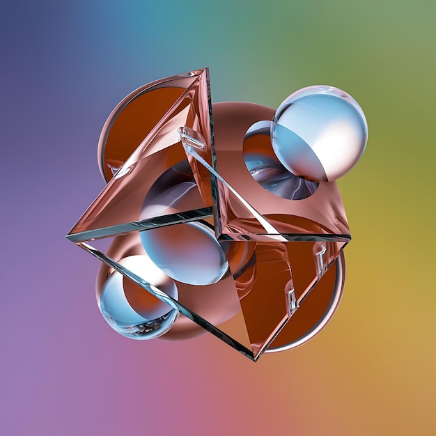 a collage of various objects with a blue ribbon around the bottom