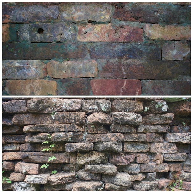 Photo collage of walls