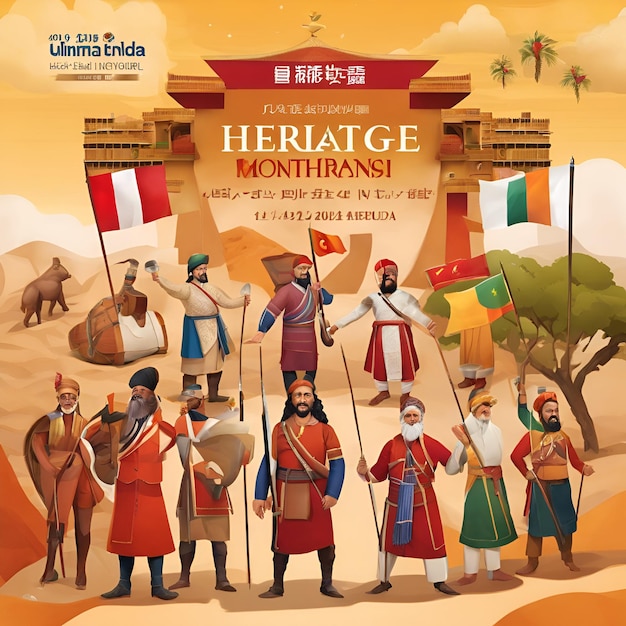 Colleagues organizing events to celebrate heritage months from around the world