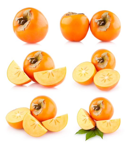 Collection of 6 persimmon images