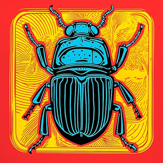 Photo collection of amusing and artistic pop art prints featuring endearing small animals linocut