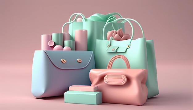 A collection of bags from the brand birkin.