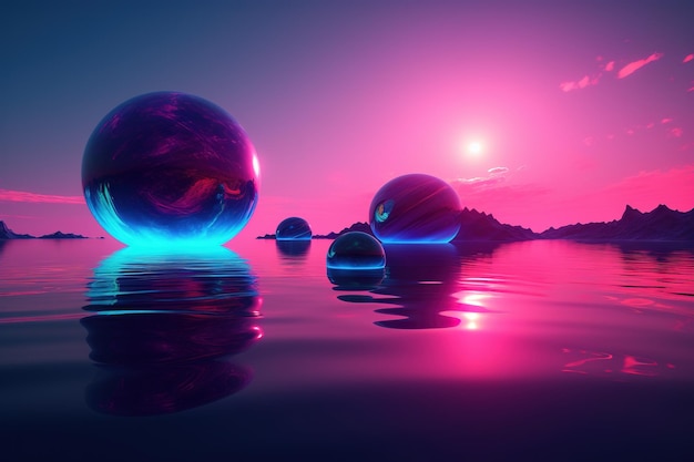 a collection of balls seen floating on the surface of a body of water