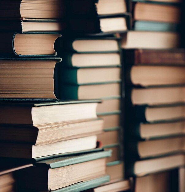 A collection of books neatly piled ready to be explored