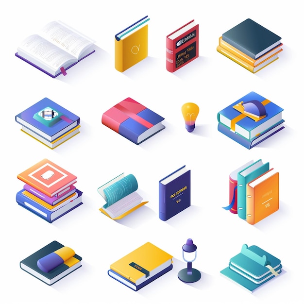 a collection of books with different colors and the word  welcome  on the bottom