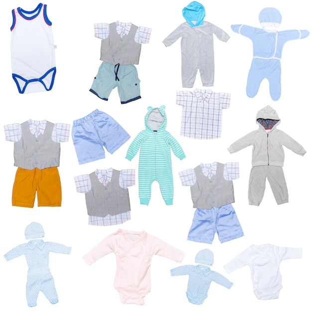 Collection of children's clothes