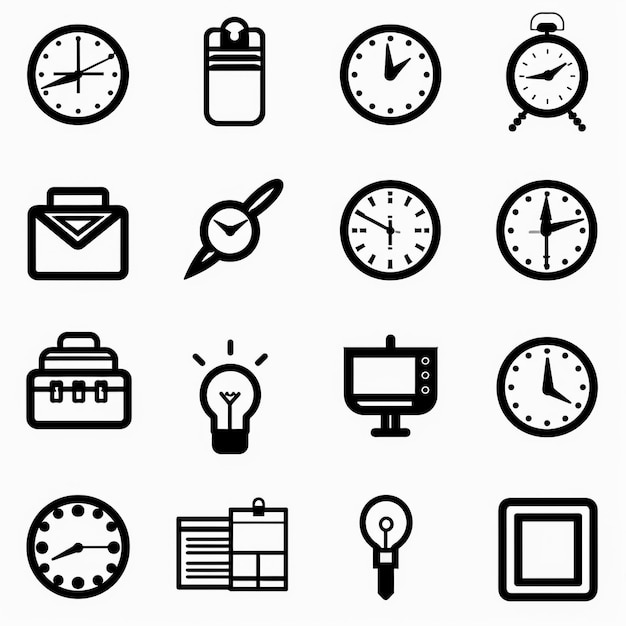 a collection of clocks including one that says quot time quot