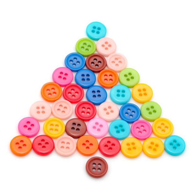 Collection of color buttons