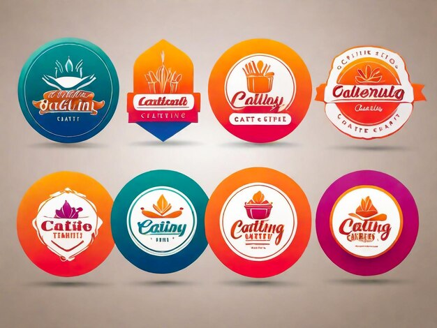 a collection of colorful buttons including a variety of foods