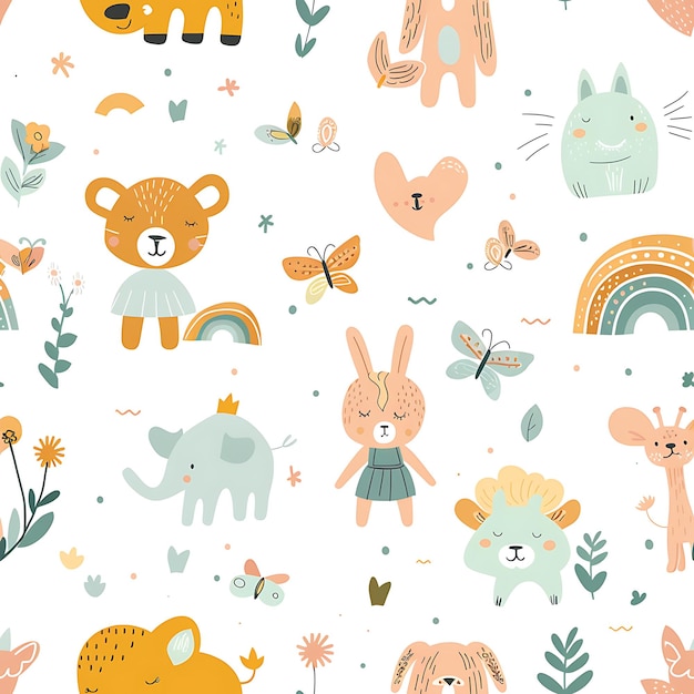 a collection of cute animals and animals