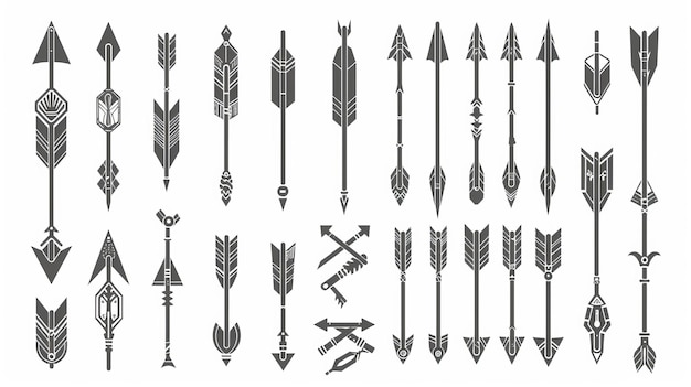 Photo collection of different arrows