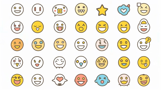 a collection of different colored stickers with the words quot happy quot quot quot quot quot quot q