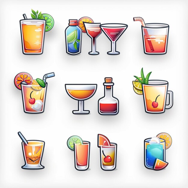 a collection of different images of drinks including cocktails cocktails and drinks