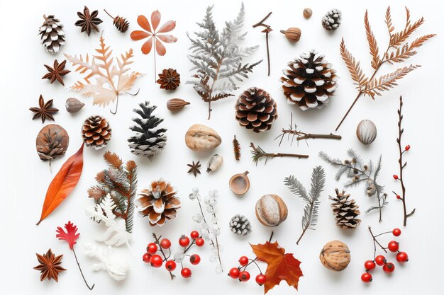 a collection of different types of christmas decorations