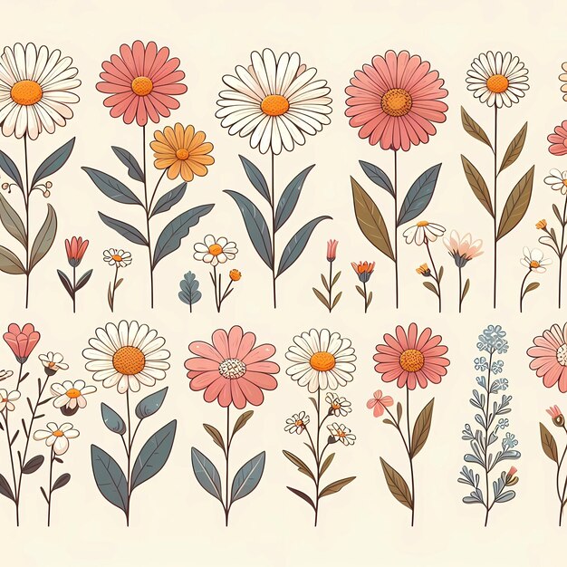 a collection of drawings of flowers including one that says quot flowers quot