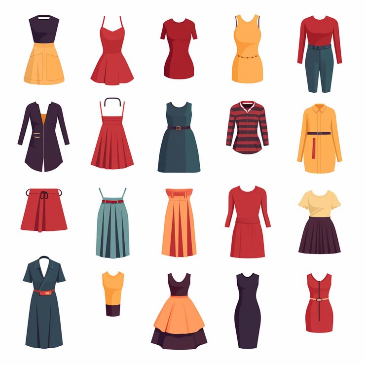 Photo a collection of dresses including one that says  spring