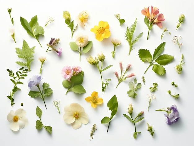 Collection of flowers including a variety of flowers