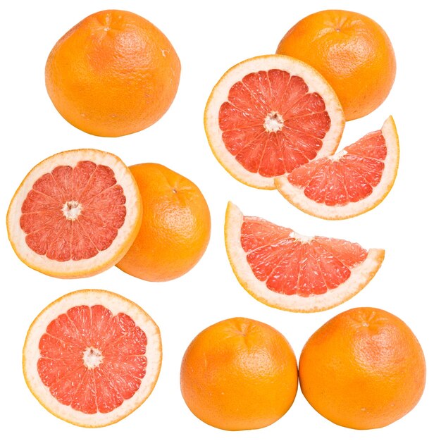 Collection of grapefruits