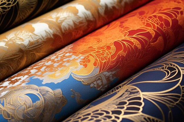 A collection of handmade silks by person.