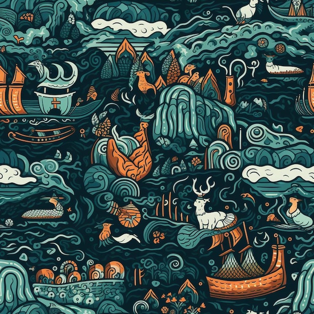 A collection of illustrations by person