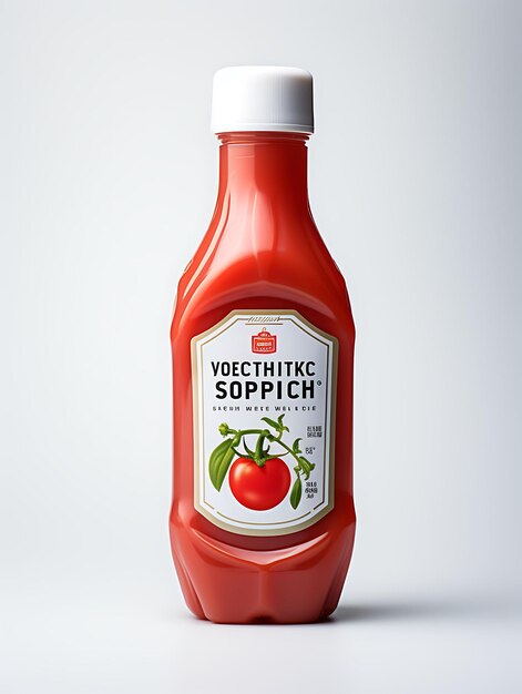 Collection of Ketchup Bottle Squeeze Shape Plastic Material Standard Size Creative Design Ideas