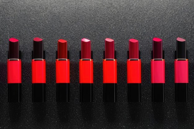 A collection of lipsticks from the brand lipstick company