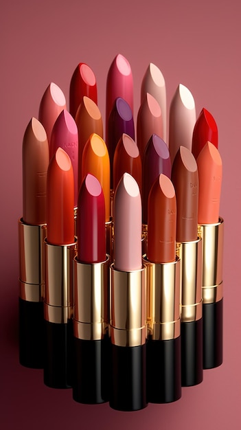 A collection of lipsticks from the brand lipstick.